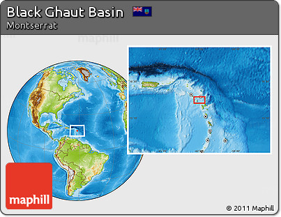 Physical Location Map of Black Ghaut Basin