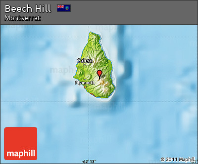 Physical Map of Beech Hill