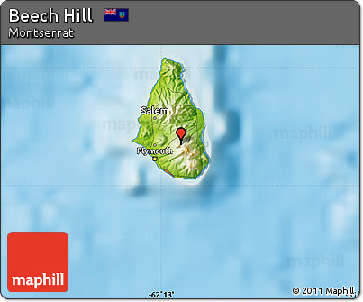 Physical Map of Beech Hill
