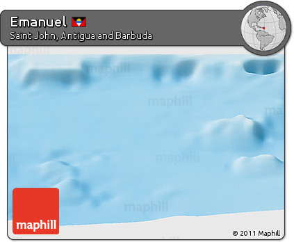 Physical Panoramic Map of Emanuel