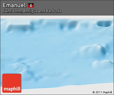 Physical Panoramic Map of Emanuel