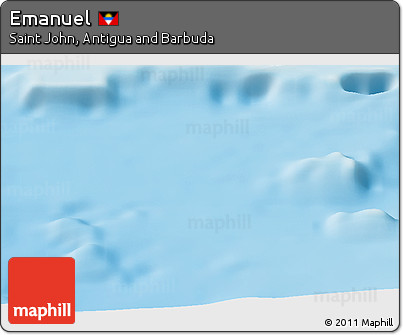 Physical Panoramic Map of Emanuel