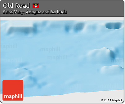 Physical Panoramic Map of Old Road