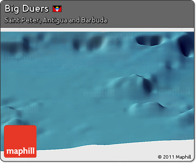 Satellite Panoramic Map of Big Duers