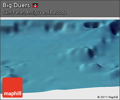 Satellite Panoramic Map of Big Duers