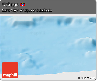 Shaded Relief Panoramic Map of Urlings