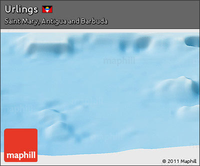 Shaded Relief Panoramic Map of Urlings