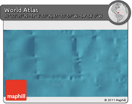 Satellite 3D Map of the Area around 16° 49' 43" N, 65° 22' 30" W