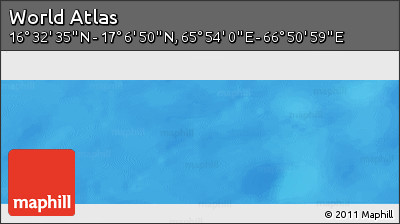 Physical Panoramic Map of the Area around 16° 49' 43" N, 66° 22' 30" E