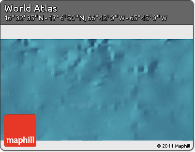 Satellite 3D Map of the Area around 16° 49' 43" N, 66° 13' 29" W