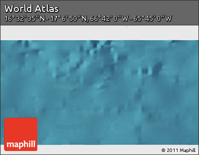 Satellite 3D Map of the Area around 16° 49' 43" N, 66° 13' 29" W