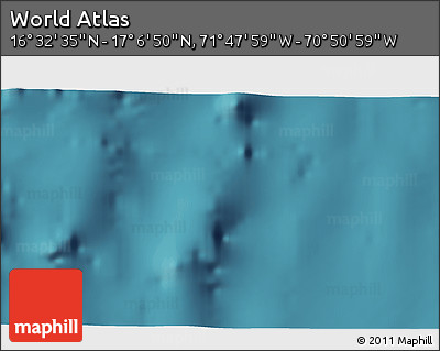 Satellite 3D Map of the Area around 16° 49' 43" N, 71° 19' 29" W