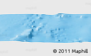 Physical Panoramic Map of the area around 16° 49' 43" N, 75° 34' 29" W
