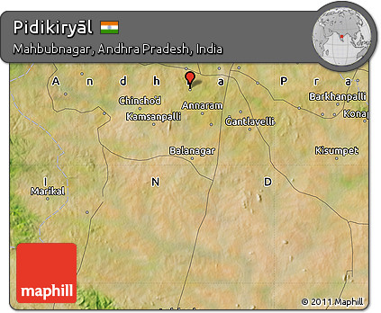 Satellite Map of Pidikiryāl