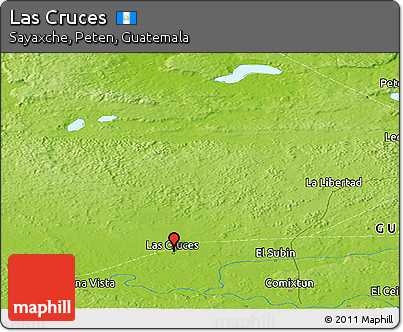 Physical Panoramic Map of Las Cruces