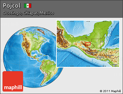 Physical Location Map of Pojcol