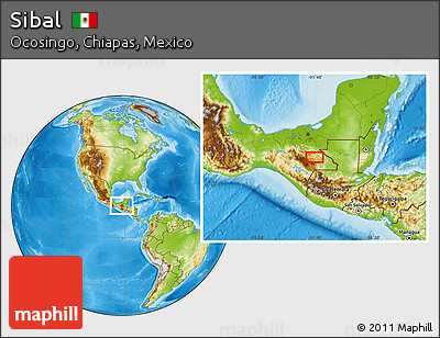 Physical Location Map of Sibal