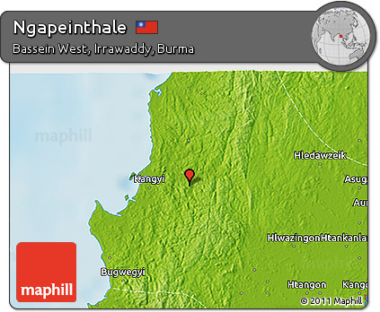 Physical 3D Map of Ngapeinthale