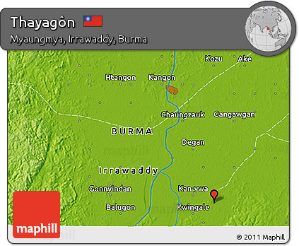 Physical 3D Map of Thayagôn