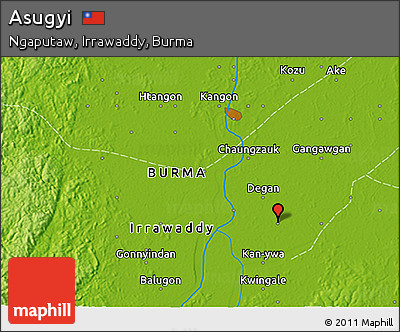 Physical 3D Map of Asugyi
