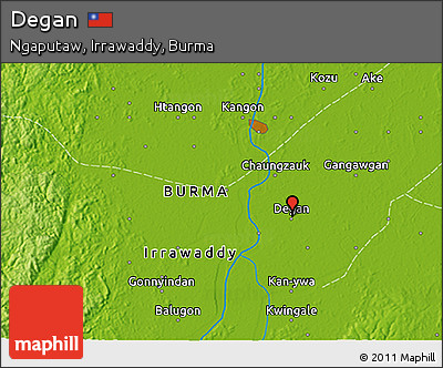 Physical 3D Map of Degan