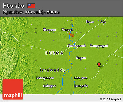 Physical 3D Map of Htonbo