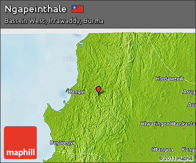 Physical 3D Map of Ngapeinthale