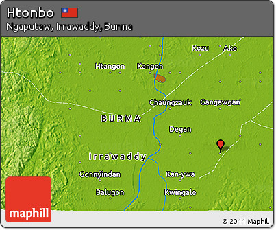 Physical 3D Map of Htonbo