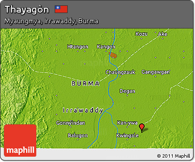 Physical 3D Map of Thayagôn