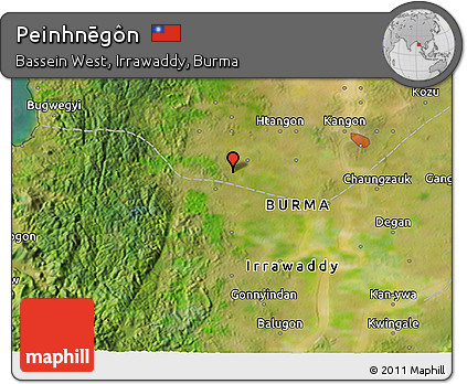 Satellite 3D Map of Peinhnēgôn