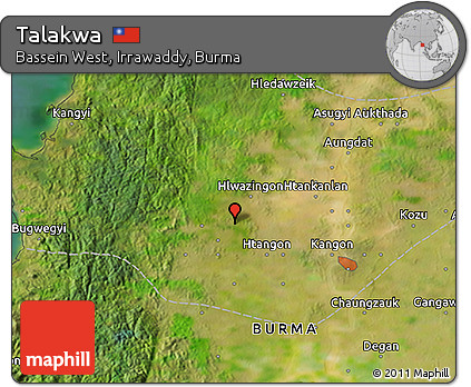 Satellite 3D Map of Talakwa