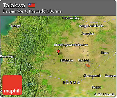 Satellite 3D Map of Talakwa