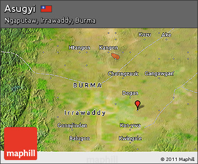 Satellite 3D Map of Asugyi
