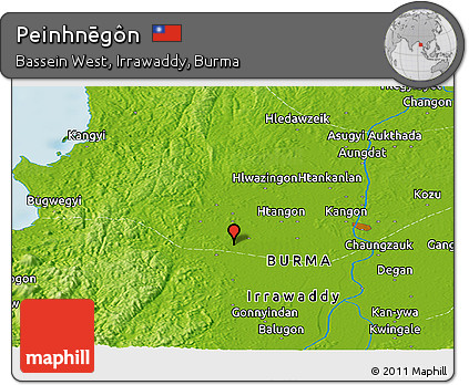 Physical Panoramic Map of Peinhnēgôn