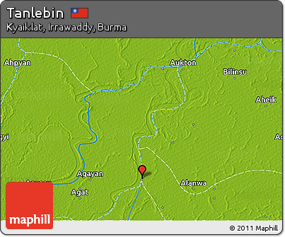 Physical 3D Map of Tanlebin