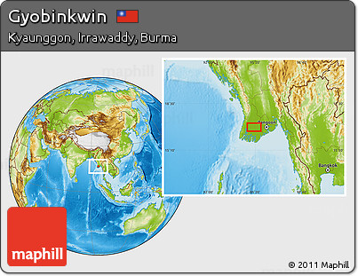 Physical Location Map of Gyobinkwin