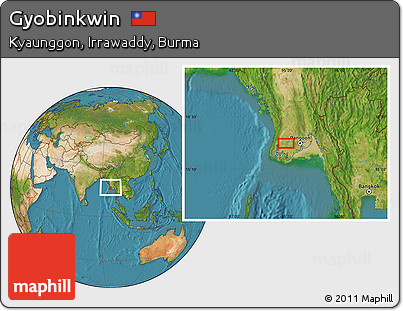 Satellite Location Map of Gyobinkwin