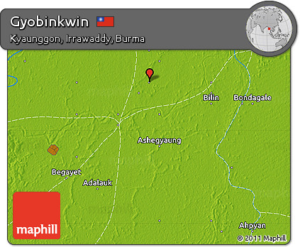 Physical Map of Gyobinkwin