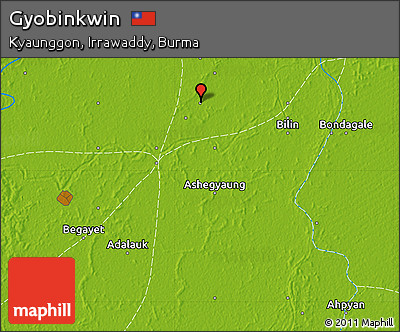 Physical Map of Gyobinkwin