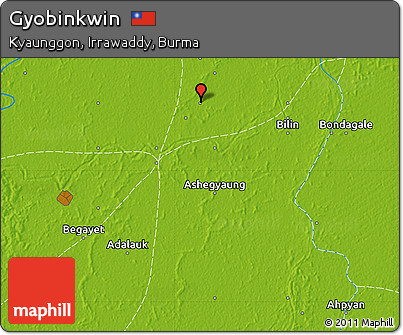 Physical Map of Gyobinkwin