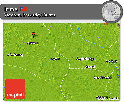 Physical 3D Map of Inma