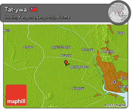 Physical 3D Map of Tat-ywa