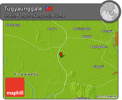 Physical 3D Map of Tugyaunggale