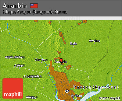 Physical 3D Map of Ananbin