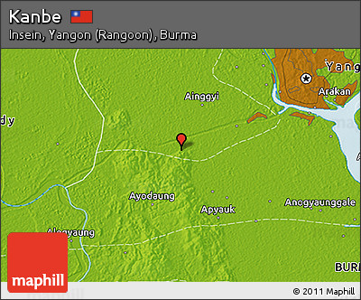 Physical 3D Map of Kanbe
