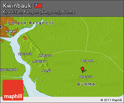 Physical 3D Map of Kwinbauk