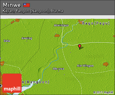 Physical 3D Map of Minwe