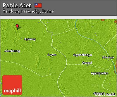 Physical 3D Map of Pahle Atet