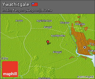 Physical 3D Map of Ywathitgale