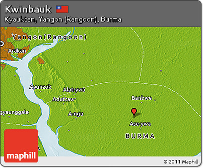 Physical 3D Map of Kwinbauk